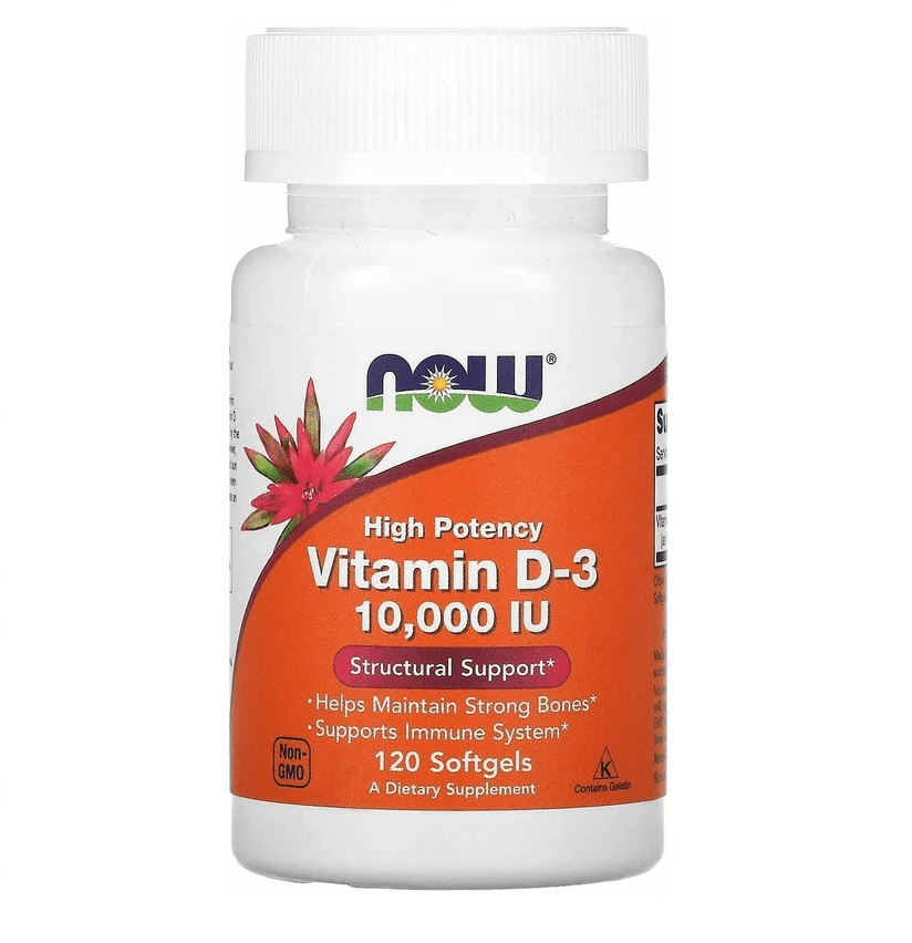 NOW Vitamin D-3 10000 IU 120 кап