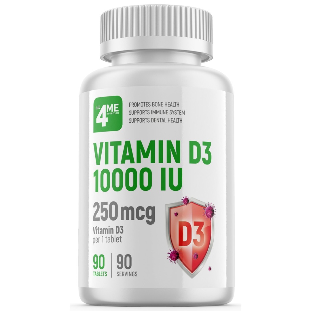 all 4ME NUTRITION VITAMIN D3 10000 IU 90 таб