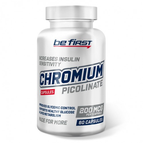 BE FIRST Chromium Picolinate 200 мкг 60 кап