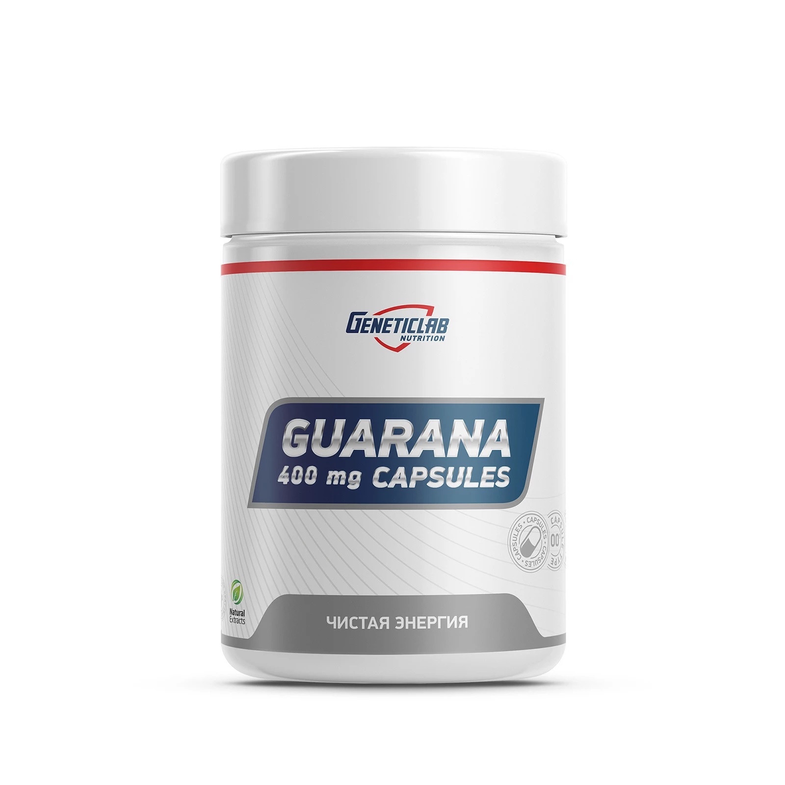 GENETICLAB Guarana capsules 400mg 60кап
