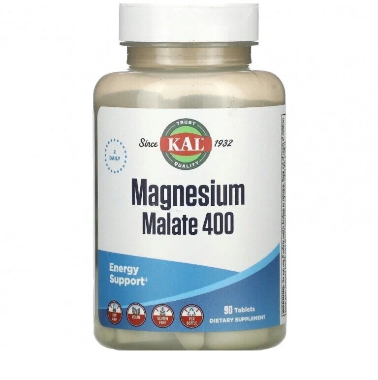 KAL Magnesium Malate 400 (Магний малат) 90 таб