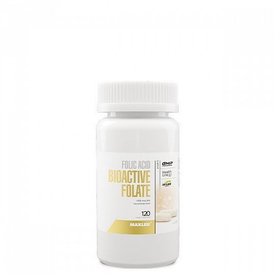 MAXLER Bioactive FOLATE 600 мкг 120 кап