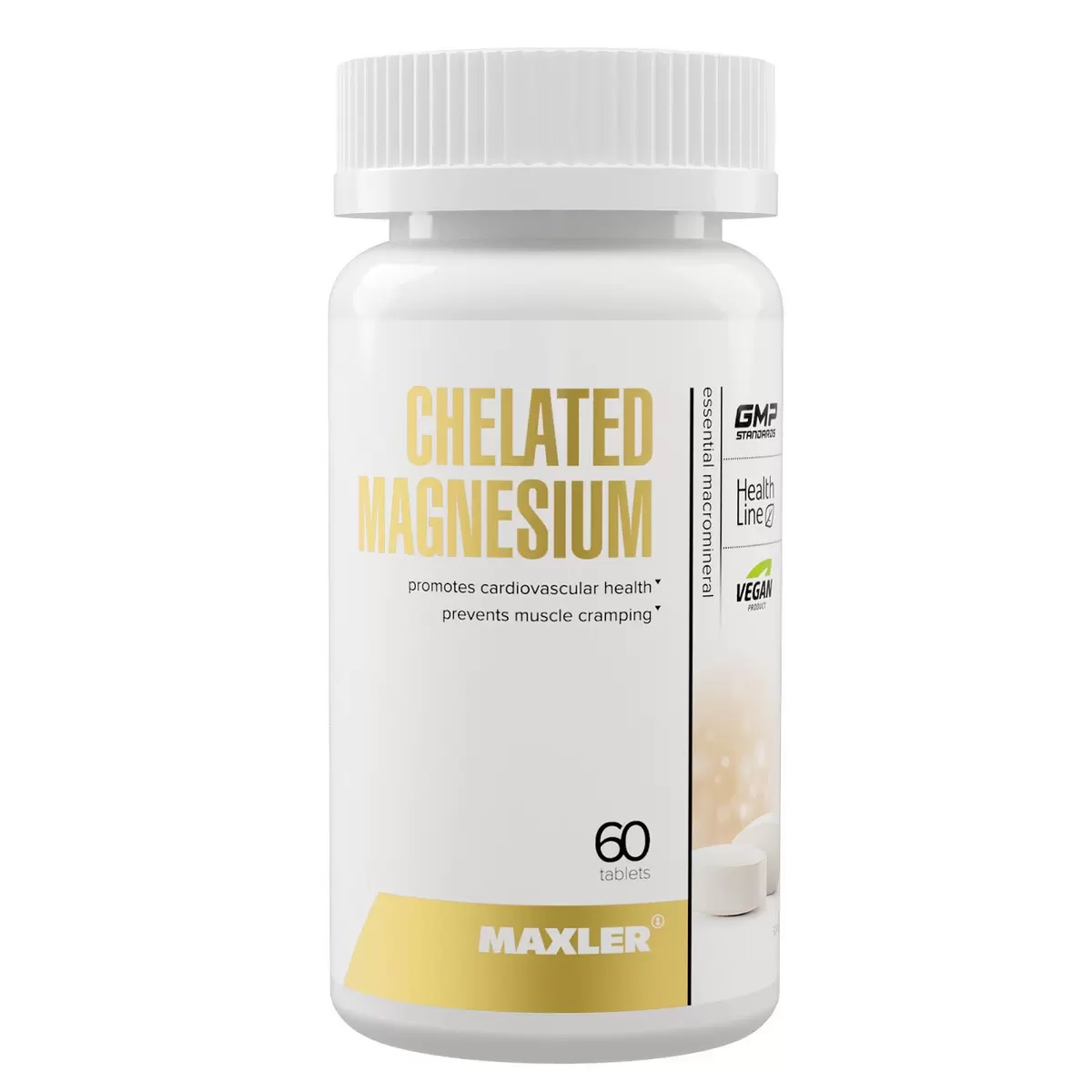 Maxler Chelated Magnesium 60 таб