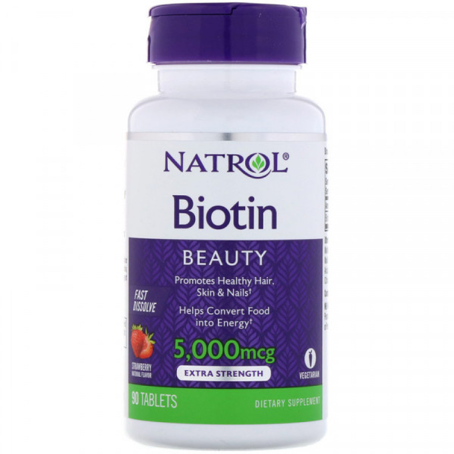 NATROL BIOTIN 5000 mcg 90 таб