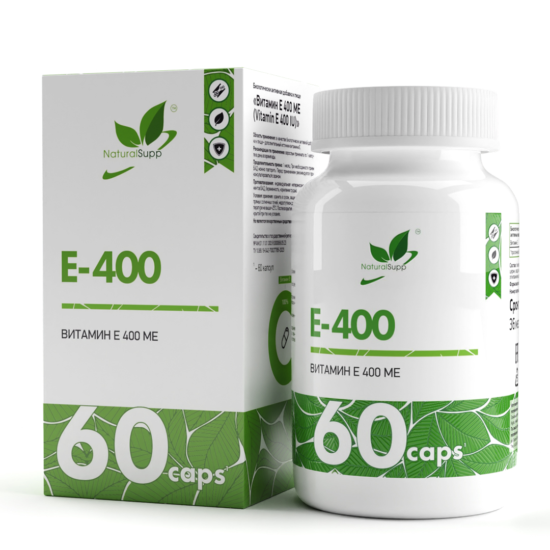 Natural Supp E-400 60 кап
