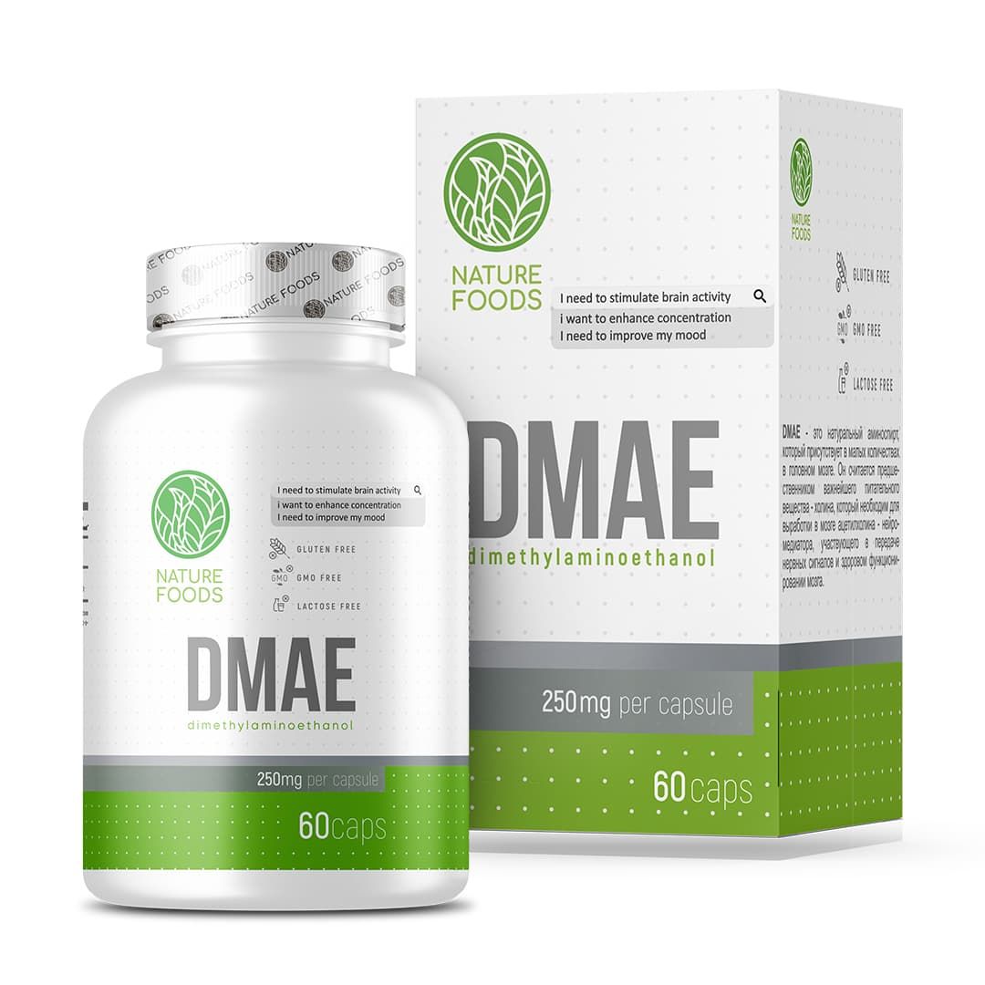 Nature Foods DMAE 250 мг 60 кап