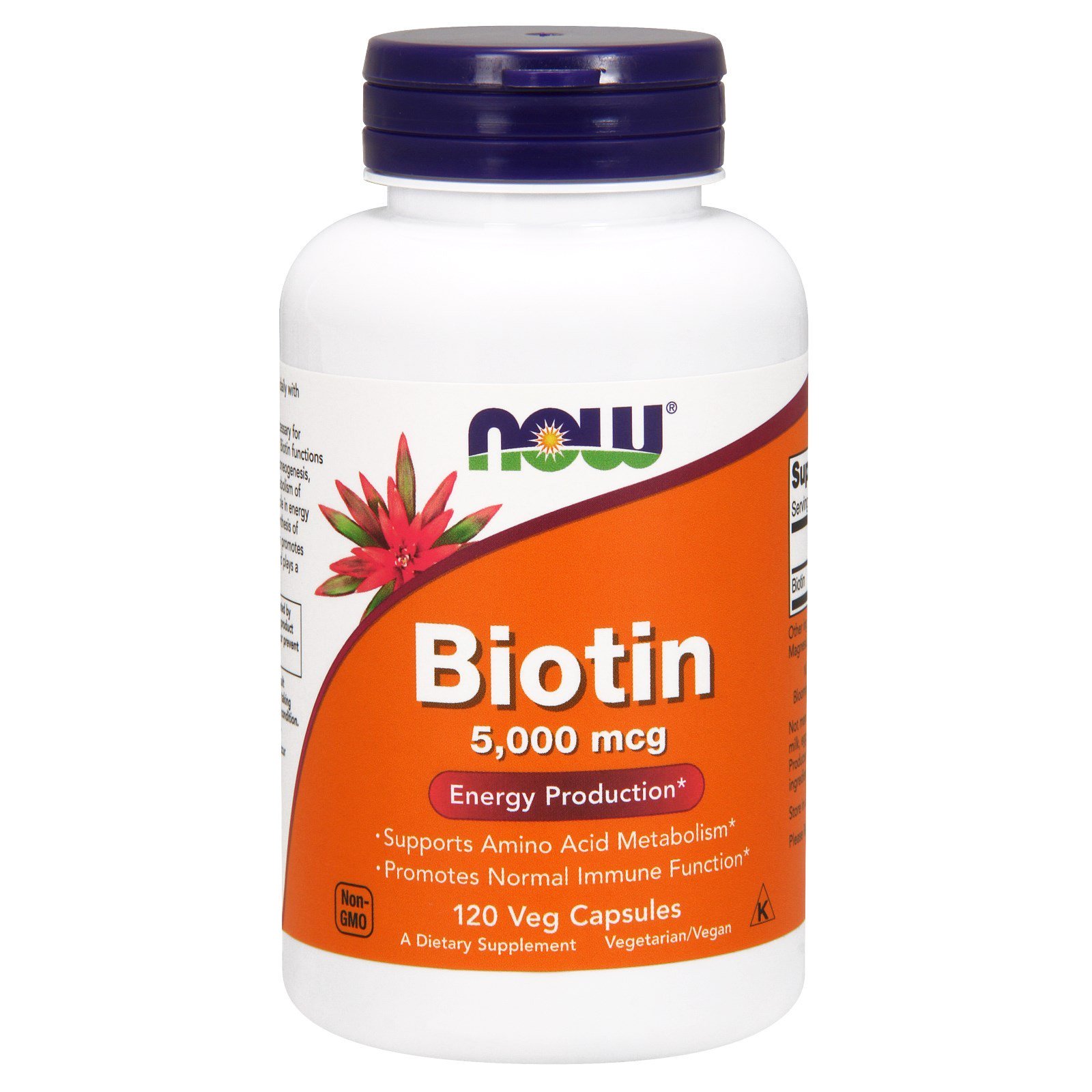 NOW Biotin 5000 mcg 120 кап