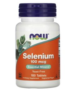 NOW Selenium 100 mcg 100 таб