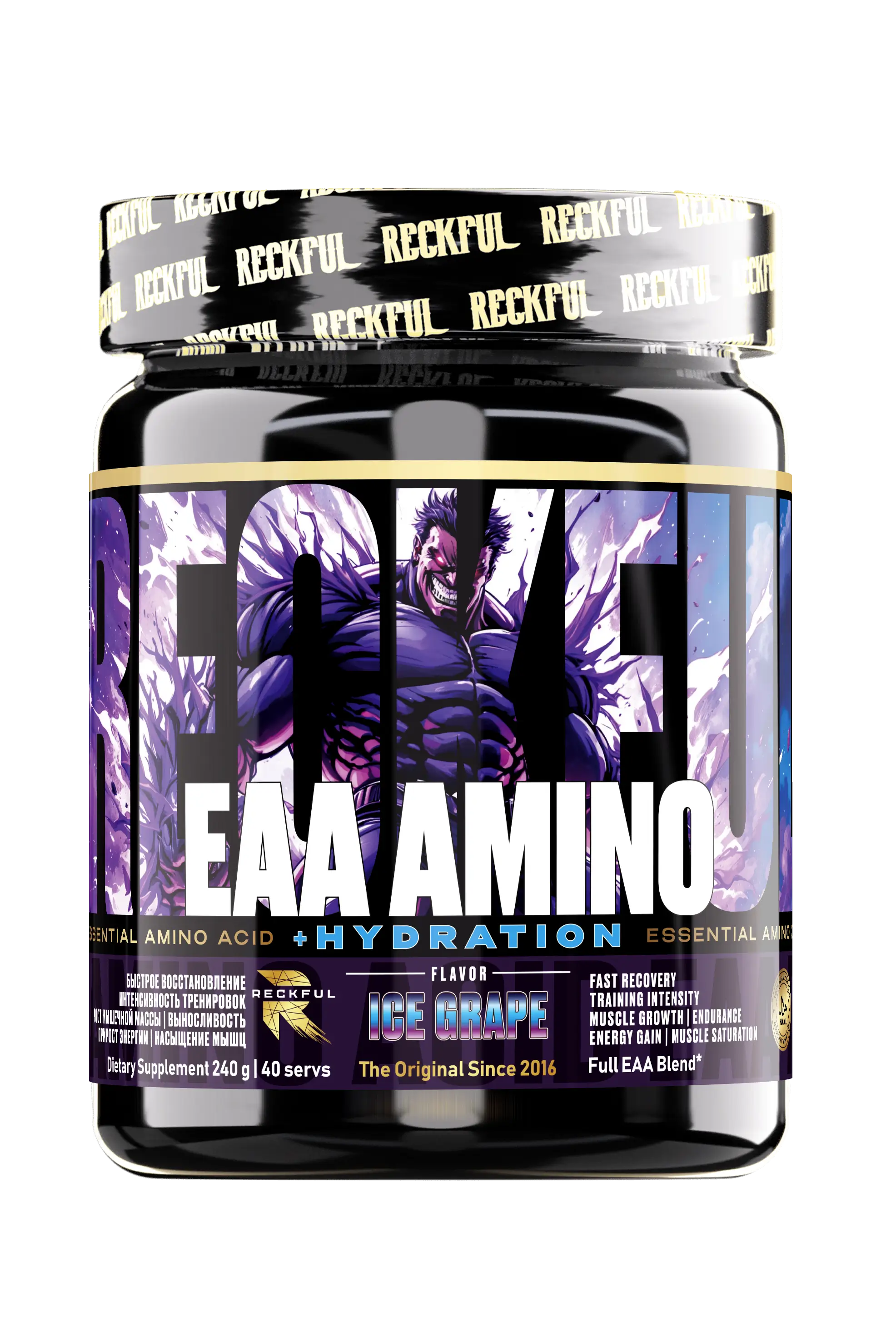 Reckful EAA Amino + Электролиты 240 гр