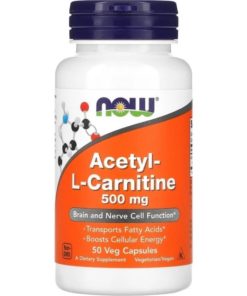 NOW Acetyl L-Carnitine 500 мг 50 кап